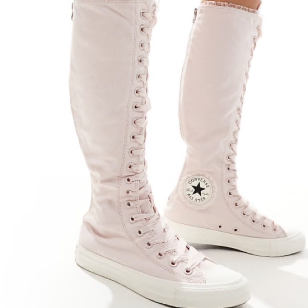 Converse Pink Knee-High Sneakers